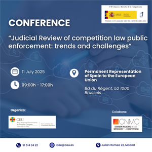 El CPCR organiza en Bruselas una conferencia clave sobre la revisión judicial de la aplicación pública del Derecho de la Competencia